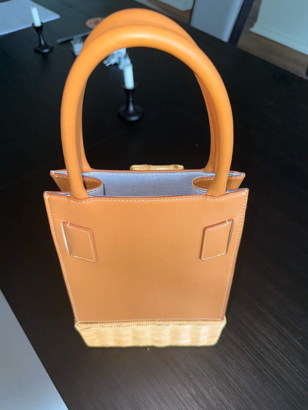 J.McLaughlin Avenue Wicker Handbag - Picture 7 of 9